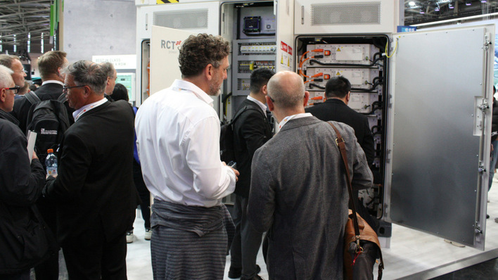 Auch in diesem Jahr stehen Speichersysteme im Mittelpunkt der Messe in München.