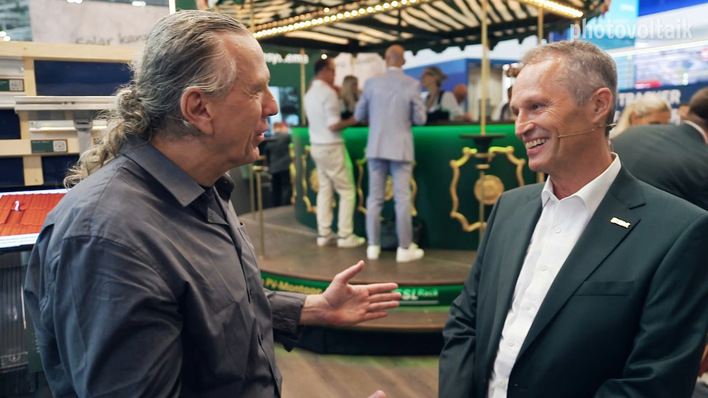 CEO Ludwig Schletter (rechts) verrät die Geheimnisse des Erfolgs von SL Rack.