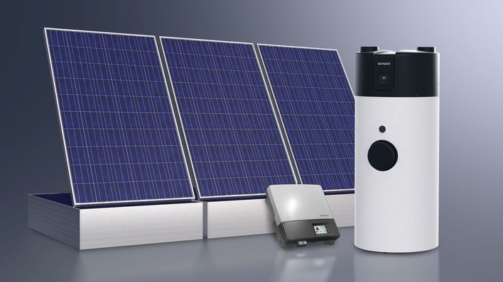 Photovoltaik und Wärmepumpen sind ein ideales Gespann für die Versorgung mit Strom und Wärme.
