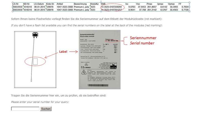Das technische Versagen führt unter Umständen zu Überhitzungen.