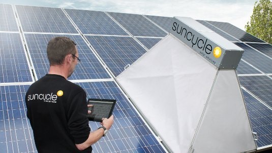 Immer mehr Mitarbeiter sind mit dem Betrieb und mit der Wartung von bestehenden Anlagen beschäftigt.