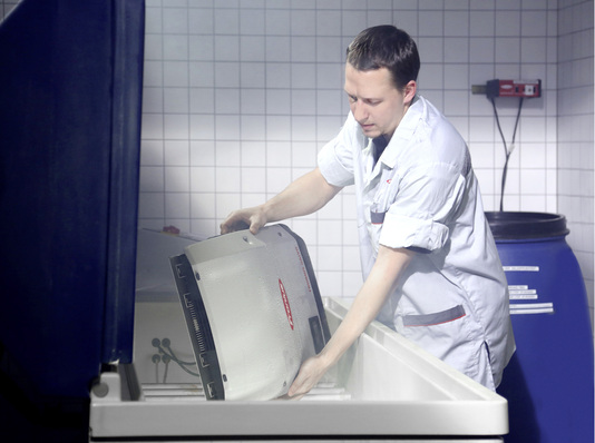 
Salznebeltest bei Fronius in Sattledt in Oberösterreich.



