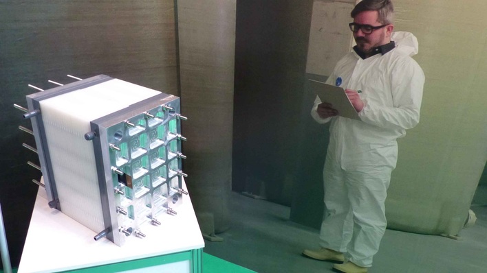 Stand der Fraunhofer-Institute.