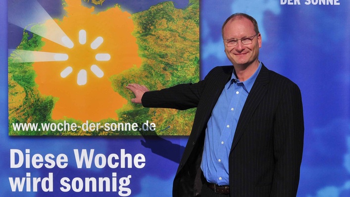 Sven Plöger wirbt für die Woche der Sonne.