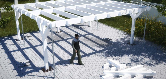 Für die Überdachung suchen Bauherren nach Produkten, die individuelle Gestaltungsmöglichkeiten zulassen.