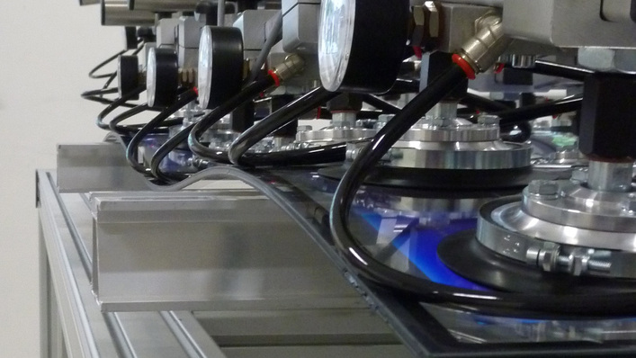 Auch nach der Flächenlastprüfung zeigten die Zellen der Module keine Beschädigungen.