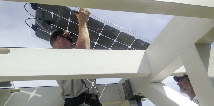 Doppelglasmodule sind vor allem bei Terrassen und Carports beliebt.