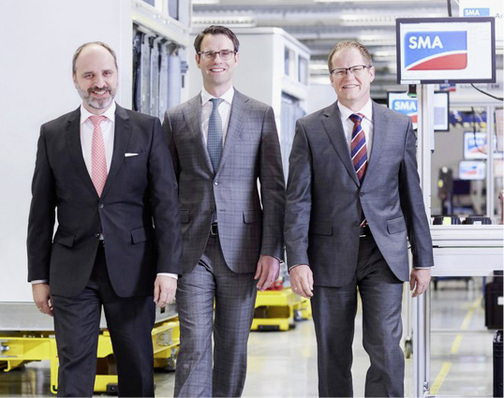 



Gruppenbild: Ulrich Hadding, Pierre-Pascal Urbon, Jürgen Reinert (von links).
