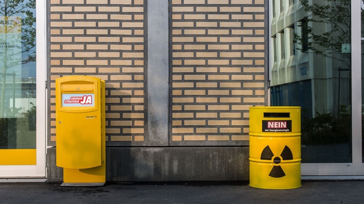 Mit der Aktion will Pro Solar auf die Tragweite der Abstimmung aufmerksam machen.