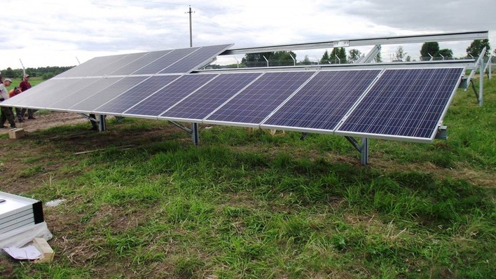 Installateure bei der Arbeit.