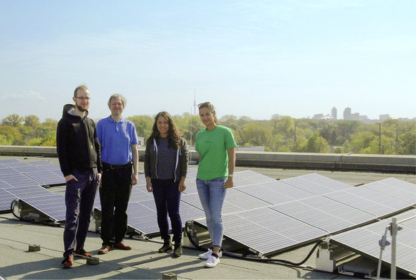 



Seit April 2017 läuft die Anlage auf der Hauptbibliothek der Technischen Universität. Ohne das Engagement von Studierenden gäbe es sie nicht.
