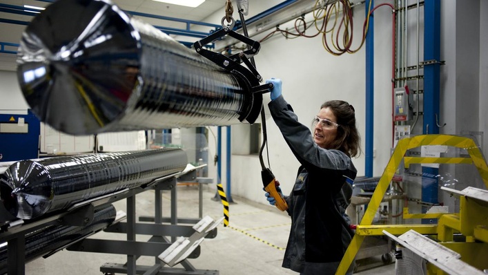 Das Solarworld-Werk in Hillboro: Rohmaterial für die Wafer.