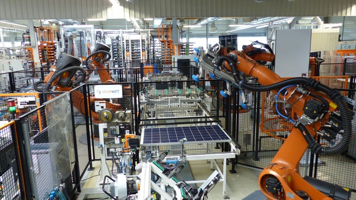 Die Produktion in Dresden in 2015.