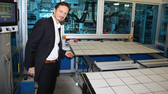 Bernhard Weilharter von CS Wismar in seiner Modulproduktion.