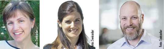 
Von links: Séverine Scalia Giraud, Kim Bernasconi, David Galeuchet.
