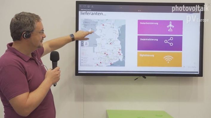 Haiko Fritzsch von Innogy erklärt das lokale Energiemanagement Hems des Energieversorgers.