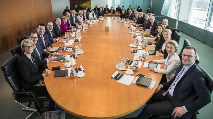 Das Kabinett der Groko aus SPD und CDU/CSU.