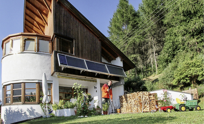 
Peter Kapelari muss keine Ölheizung mehr laufen lassen, um seine Kellerräume auch im Winter zu nutzen.



