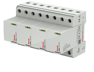 



Protec T1HS 300: Dieser Varistor (Ableiter Typ 1 und 2) ist für Blitzstoßströme von 25 Kilovoltampere ausgelegt.
