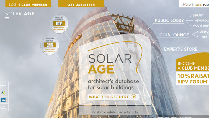 Abonnenten von Solar Age klicken auf das Feld "10% Rabatt BIPV_Forum'19" und erfahren dann, wie sie den Vorteil nutzen können.