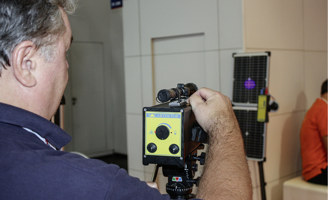 
Demonstration von Solartektor auf der Intersolar im vergangenen Jahr.



