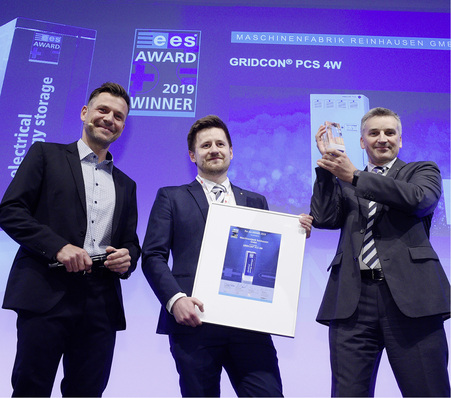 
Der neue Gridcon PCS 4W räumte bei der EES Europe in München ab.



