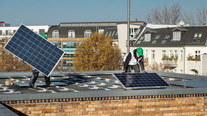 Auch auf der Max-Taut-Schule in Berlin errichteten die Stadtwerke eine Solaranlage.
