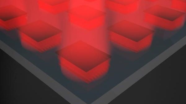 Eine Folie schluckt die thermischen Photonen und emittiert Licht in einer schmalen Bandbreite.