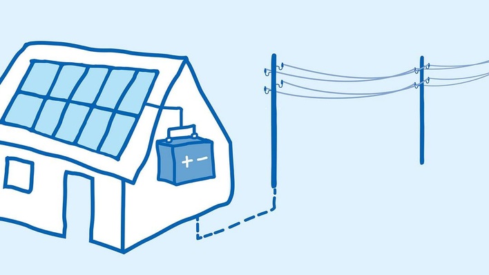 Stromspeicher wirken als Verbraucher und Einspeiser auch wenn sie einen Strom produzieren.