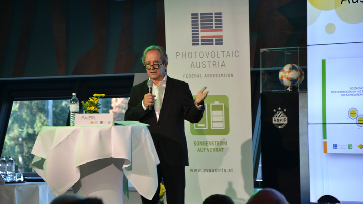 Herbert Paierl, Präsident von PV Austria, fordert die Solarpflicht.