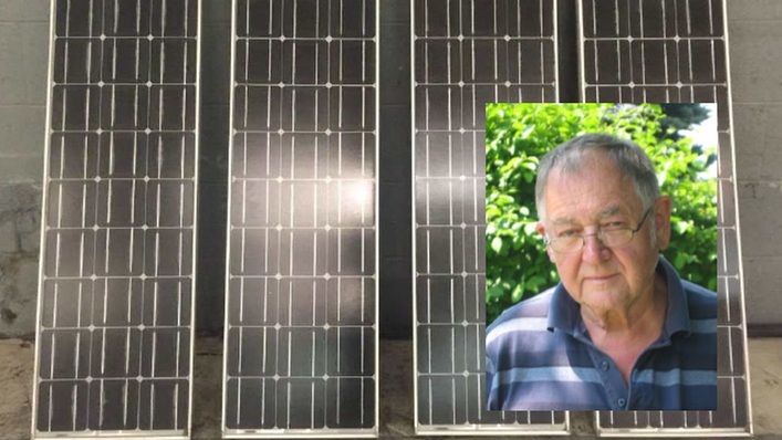 Erwin Perkonigg und die Module von Siemens.