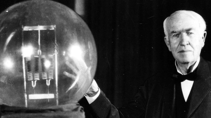 Thomas Edison war Schrittmacher der Elektrotechnik.