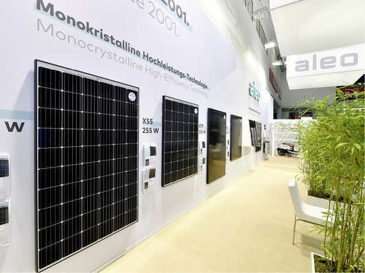 



Mit monokristallinen Hochleistungsmodulen und Modulen zur Dachintegration behauptet sich Aleo erfolgreich am Markt.
