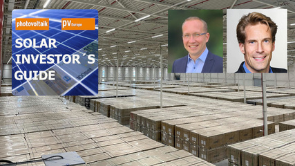 Das Warenlager in Venlo ist ein wichtiges Verteilzentrum für Solarkomponenten.
