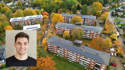 Diese Wohnimmobilien in Wentorf bei Hamburg bieten ihren Mietern Solarstrom von den Dächern.