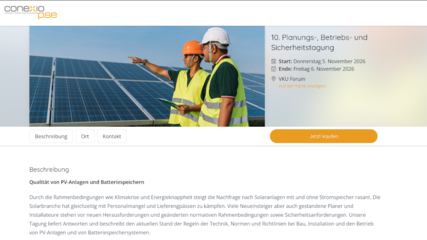 Anmeldung und Programm stehen online bereit.